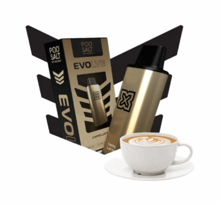Pod Salt Evolve Pods 5000 puffs - caffe latte 20mg